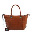 Gabs Handtas Croco Alal Cognac 05