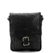 Spikes & Sparrow Schoudertas hm gesp Black 01