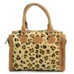 MicMac Handtas leder "Animal" Tijger 01