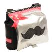 Zebra Trends Overslagtas Snor Silver 02