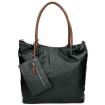 Twingbag Shopper Groot Bag in Bag Asphalt/Cognac 01