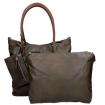 Twingbag Shopper Groot Bag in Bag Schlamm/Cognac 05