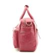 MicMac Handtas A5 craquelé Fuchsia 03
