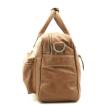 MicMac Handtas A4 craquelé Dark Tan 15232 -03