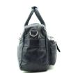 MicMac Handtas A4 craquelé Navy Bleu 15232 -02