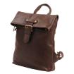 Micmac Dames Rugtas Cow Vintage Donker Bruin-15310 -02