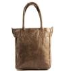 MicMac Shopper Hoog Model Craquelé Taupe 01