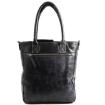 MicMac Shopper Hoog Model Craquelé Navy Blue 04