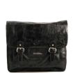 MicMac A4 Schoudertas Craquelé Black 01