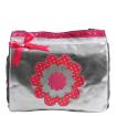 Zebra Trends Overslagtas Girly Bloem Pink 01