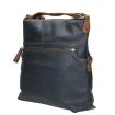 Twinbag Ritstas Donker Blauw/ Cognac 02
