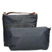 Twinbag Ritstas Donker Blauw/ Cognac 05