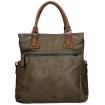 Twinbag Handtas Donker Bruin/Cognac 01