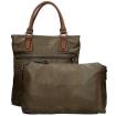 Twinbag Handtas Donker Bruin/Cognac 05
