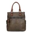 Twinbag Shopper Donkerbruin/Cognac 01