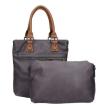 Twinbag Shopper Lilac/Cognac 05