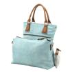Twinbag groot Jeans/Cognac 05