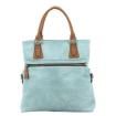 Twinbag groot Jeans/Cognac 01