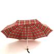 Knirps unisex opvouwbare paraplu automatic Ruit Rood 03