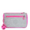 Kipling Large Pouch ' Kari' Grey Pink