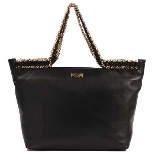 Guess Shopper Leder Chain Black