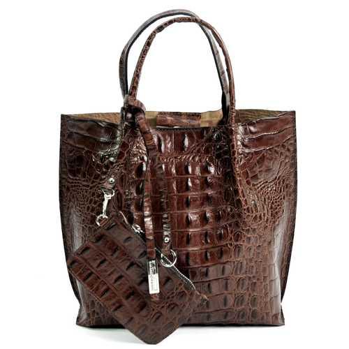 Gianni Chiarini Shopper Klein Croco Marmore