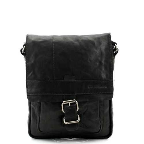 Spikes & Sparrow Schoudertas hm gesp Black