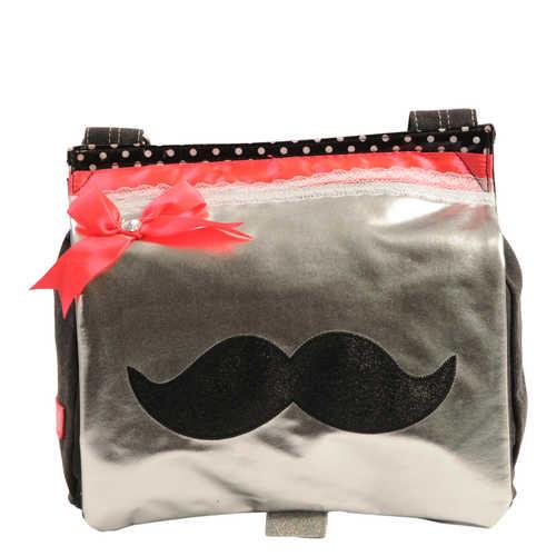 Zebra Trends Overslagtas Snor Silver