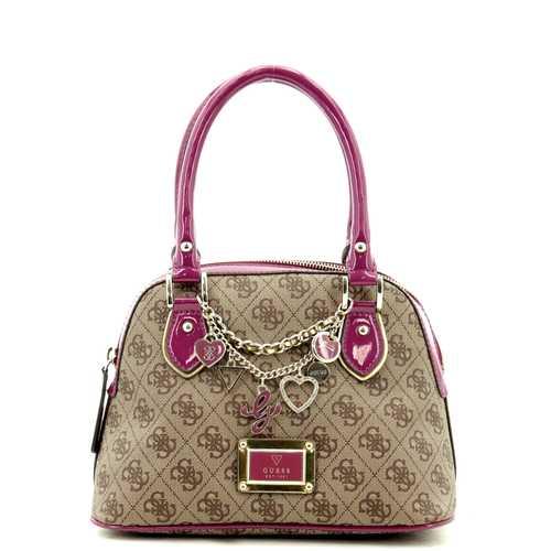 Guess Handtas Logo Amethyst