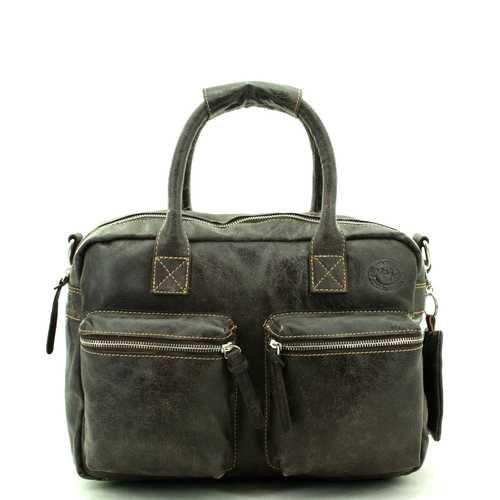 MicMac Westernbag A5 Craquele Brown
