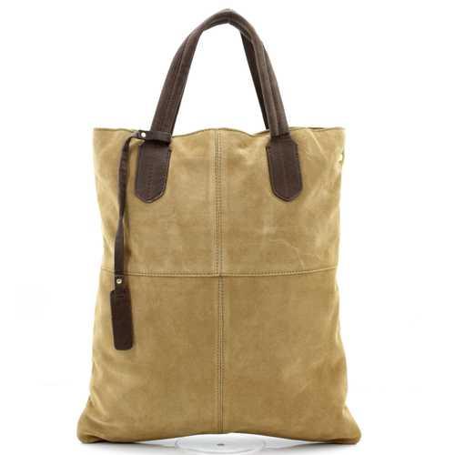 Gio Gini Shopper Suede Cognac
