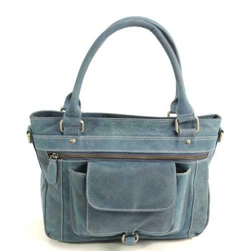 MicMac handtas Jeans Blue