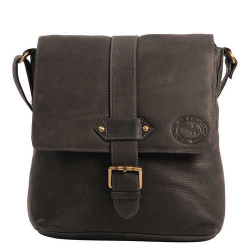 Micmac Schoudertas Cow Vintage Dark Grey