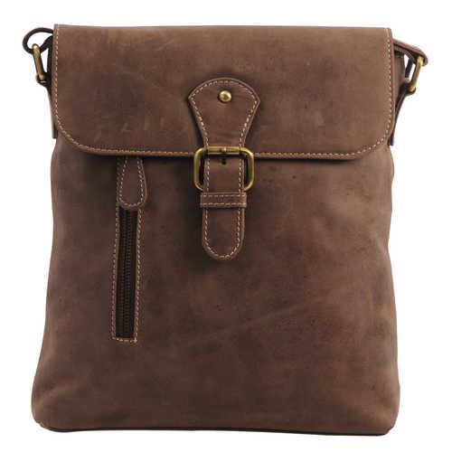 MicMac Schoudertas Dark Brown
