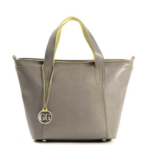 Gio Gini Handtas/Shopper Grey/Yellow 