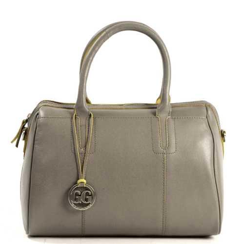 Gio Gini Handtas box Grey/Yellow 