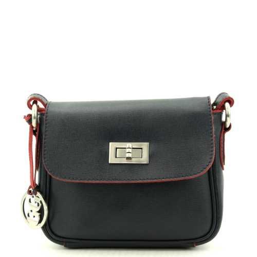 Gio Gini Schoudertas Navy/Red
