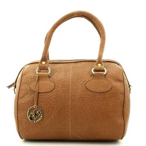 Gio Gini Handtas Box Cognac