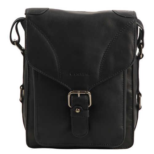 DD-Exclusive Schoudertas Leder Navy Blue