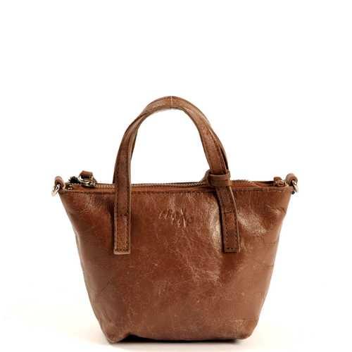 MicMac Ritstasje leder Dark tan