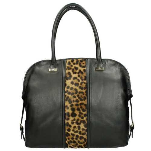 Adax Shopper softleder Panter Black