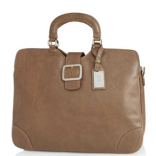 Castelijn & Beerens Presto A4 Dames Laptoptas 15.6inch Taupe 