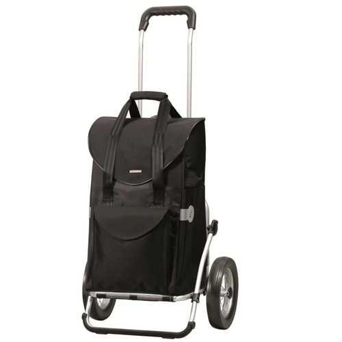 Andersen Boodschappen kar Aluminium Zwart