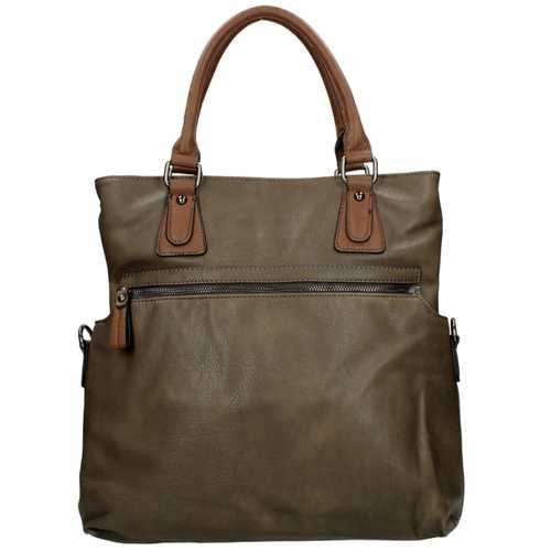 Twinbag Handtas Donker Bruin/Cognac