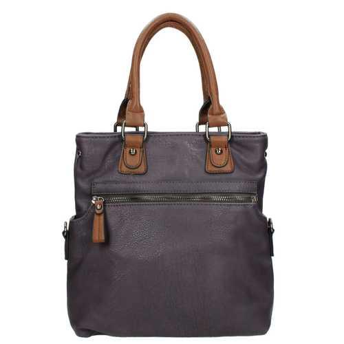 Twinbag Shopper Lilac/Cognac