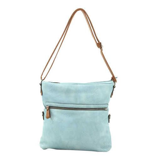 Twinbag Ritstas Jeans/Cognac