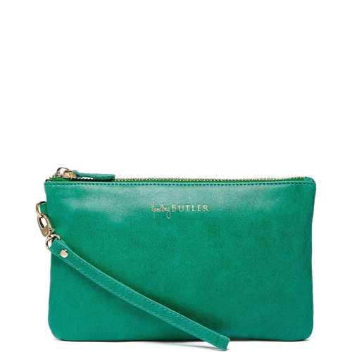 Butler Mighty Purse Clutch Emerald Green