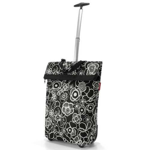 Reisenthel Trolley/boodschappenkar Fleur Black