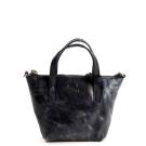 MicMac Ritstasje leder Navy Blue