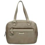 Guess Handtas Leder Taupe